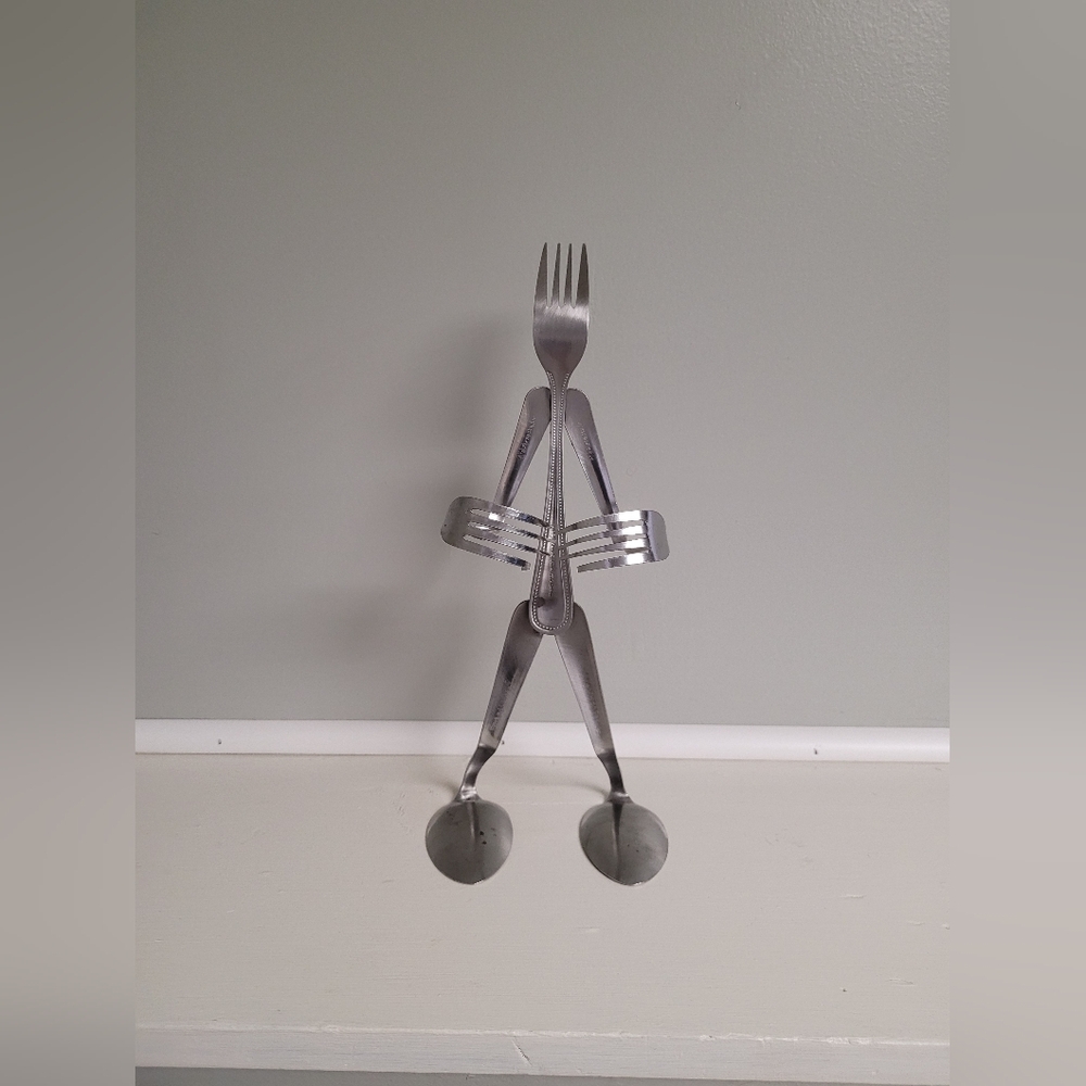 Forked Up Art Salt and Pepper Shaker Holder